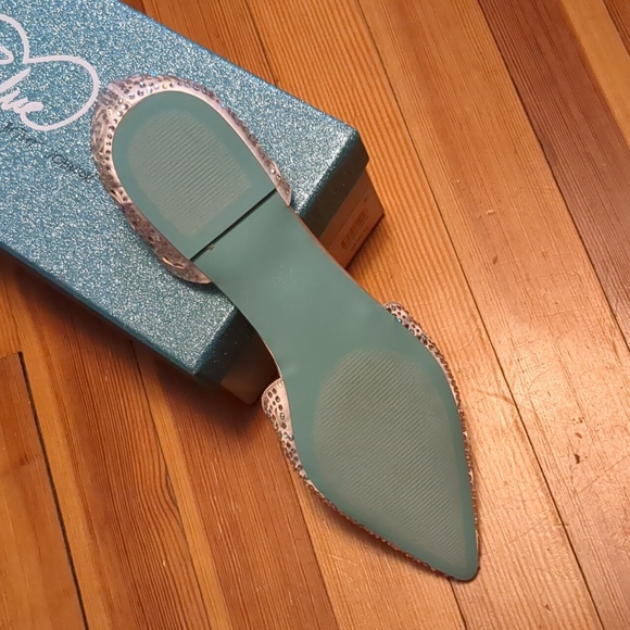 Betsy Johnson "blue" wedding shoes - Picture 3 of 5
